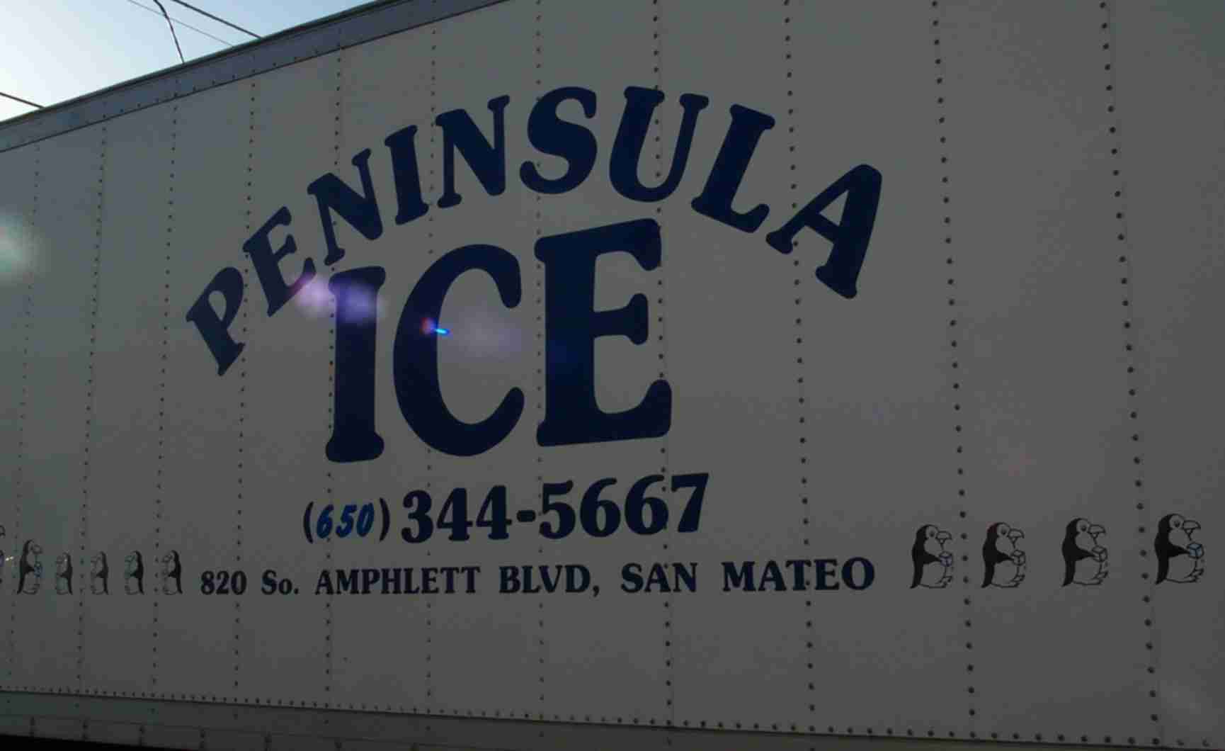 Peninsula Ice Delivery Truck